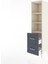 Hyperion Dolap 3 Raflı 2 Çekmeceli 44X44X182 Aytaşı-Antrasit 4