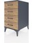 Kronos Komodin 4 Çekmeceli 44X59X80 Antrasit-Çam 3