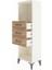 Arges Dolap Tek Raflı 3 Çekmeceli 44X30X134 Aytaşı-Çam 4