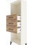 Arges Dolap Tek Raflı 3 Çekmeceli 44X30X134 Aytaşı-Çam 5
