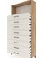 Arges Dolap Tek Raflı 8 Çekmeceli 88X30X182 Çam-Aytaşı 5