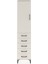 Hyperion Dolap Tek Raflı 5 Çekmeceli Tek Askılı 44X44X195 Aytaşı-Aytaşı 1