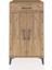 Hyperion Komodin 2 Raflı Tek Çekmeceli 2 Kapaklı 60X44X106 Çam-Çam 1
