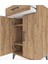 Hyperion Komodin 2 Raflı Tek Çekmeceli 2 Kapaklı 60X44X106 Çam-Çam 5