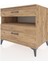 Kronos Şifonyer Tek Raflı 2 Çekmeceli 88X59X80 Çam-Çam 3