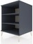 Kronos Komodin 2 Raflı 60X59X80 Antrasit-Antrasit 5