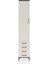 Hyperion Dolap 3 Raflı 4 Çekmeceli Tek Askılı 44X44X243 Antrasit-Aytaşı 1