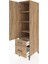 Kronos Dolap 4 Raflı 2 Çekmeceli Tek Kapaklı 44X59X182 Çam-Çam 4