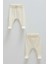 Soft Colour Patikli Ikili Pantolon - Caramell - APU1594 - Ekru - 1 - 3 Ay - APU1594-EKRU-1 - 3 Ay Ekru 1