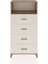Hyperion Dolap Tek Raflı 4 Çekmeceli 88X44X182 Çam-Aytaşı 1