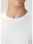 Beyaz Logo Baskılı T-Shirt 5