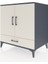 Kronos Şifonyer 3 Raflı Tek Çekmeceli 2 Kapaklı 88X59X96 Antrasit-Aytaşı 3