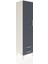 Hyperion Dolap 5 Raflı 2 Çekmeceli Tek Kapaklı 44X44X195 Aytaşı-Antrasit 2