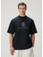 Nano Bb Siyah Logo Baskılı T-Shirt 1