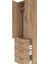 Arges Dolap 2 Raflı 3 Çekmeceli Tek Askılı 60X30X221 Çam-Çam 5