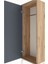 Arges Dolap Tek Kapaklı Tek Askılı 44X30X134 Çam-Antrasit 5