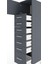 Hyperion Dolap Tek Raflı 7 Çekmeceli Tek Kapaklı 44X44X182 Antrasit-Antrasit 5