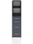 Hyperion Dolap 2 Raflı 4 Çekmeceli 44X44X182 Antrasit-Antrasit 1