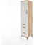 Hyperion Dolap 2 Raflı 3 Çekmeceli Tek Kapaklı 44X44X182 Çam-Aytaşı 3