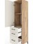 Hyperion Dolap 2 Raflı 3 Çekmeceli Tek Kapaklı 44X44X182 Çam-Aytaşı 5