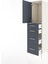 Hyperion Dolap Tek Raflı 4 Çekmeceli Tek Kapaklı 44X44X182 Aytaşı-Antrasit 4