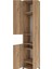 Hyperion Dolap 5 Raflı 2 Kapaklı Tek Askılı 44X44X243 Çam-Çam 5