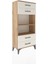 Arges Dolap 2 Raflı 4 Çekmeceli 60X30X134 Çam-Aytaşı 2