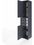 Hyperion Dolap 4 Raflı 3 Çekmeceli 2 Kapaklı 44X44X243 Antrasit-Antrasit 4