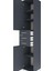 Hyperion Dolap 4 Raflı 3 Çekmeceli 2 Kapaklı 44X44X243 Antrasit-Antrasit 5