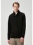 Siyah Yakası Fermuarlı Sweatshirt 1