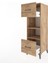 Hyperion Dolap 2 Raflı 2 Çekmeceli 44X44X134 Çam-Çam 4