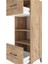 Hyperion Dolap 2 Raflı 2 Çekmeceli 44X44X134 Çam-Çam 5