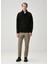 Siyah Yakası Fermuarlı Sweatshirt 2