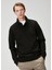 Siyah Yakası Fermuarlı Sweatshirt 3