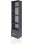 Arges Dolap 4 Raflı Tek Çekmeceli 44X30X182 Antrasit-Antrasit 3