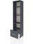 Arges Dolap 4 Raflı Tek Çekmeceli 44X30X182 Antrasit-Antrasit 4
