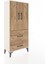 Hyperion Dolap Tek Raflı 2 Çekmeceli 2 Kapaklı 60X44X134 Aytaşı-Çam 2