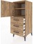 Hyperion Komodin 2 Raflı 3 Çekmeceli Tek Kapaklı 44X44X106 Çam-Çam 4