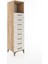 Hyperion Dolap Tek Raflı 8 Çekmeceli 44X44X182 Çam-Aytaşı 2