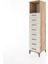 Hyperion Dolap Tek Raflı 8 Çekmeceli 44X44X182 Çam-Aytaşı 3