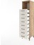 Hyperion Dolap Tek Raflı 8 Çekmeceli 44X44X182 Çam-Aytaşı 4