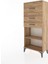 Hyperion Dolap Tek Raflı 3 Çekmeceli 60X44X134 Çam-Çam 3