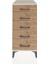 Kronos Komodin 5 Çekmeceli 44X59X96 Aytaşı-Çam 1