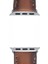 Apple Watch Uyumlu Deri Kordon 42-44-45MM SM26 Kahve 4