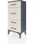 Arges Komodin 4 Çekmeceli 44X30X96 Antrasit-Aytaşı 3