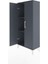 Arges Dolap 2 Raflı 2 Kapaklı 60X30X134 Antrasit-Antrasit 4