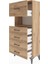 Arges Dolap Tek Raflı 5 Çekmeceli 60X30X134 Çam-Çam 4
