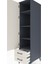 Kronos Dolap 4 Raflı 2 Çekmeceli Tek Kapaklı 44X59X182 Antrasit-Aytaşı 5