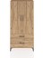Arges Dolap 4 Raflı 2 Çekmeceli 2 Kapaklı 88X30X182 Çam-Çam 1