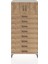 Hyperion Dolap Tek Raflı 8 Çekmeceli 2 Kapaklı 88X44X182 Aytaşı-Çam 1